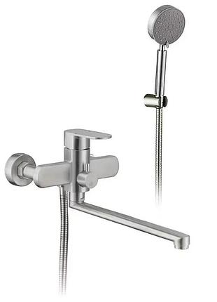 Змішувач для ванни mixxus ava-006 euro з нерж. сталі sus304 (ss2810)