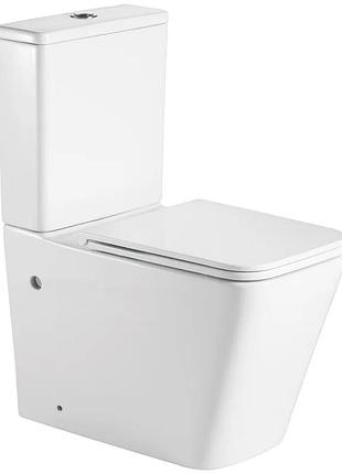Унітаз-компакт mixxus premium quadro-0402-r 675x390x855mm, система змиву rimless (mp6458)