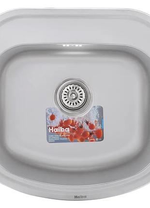 Мийка кухонна haiba 49x47 (decor) (hb0535)