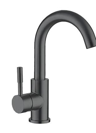 Смеситель для умывальника mixxus sus-011-b graphite (mi5906)