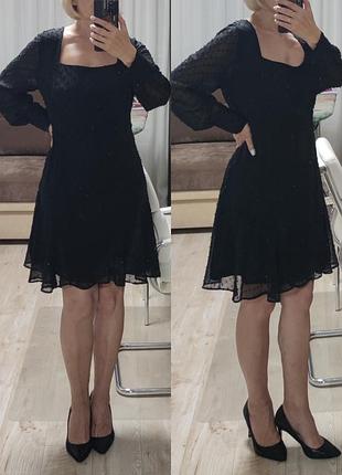 Праздничное платье черного цвета от бренда next🖤🖤
