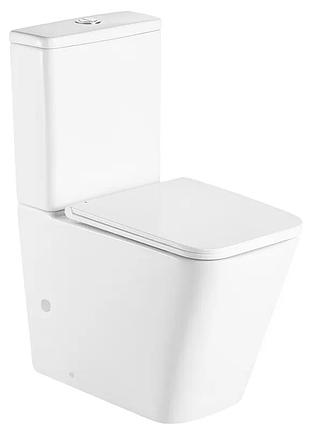 Унитаз-компакт mixxus premium quadro-0401-r 610x365x825mm, система смыва rimless (mp6457)