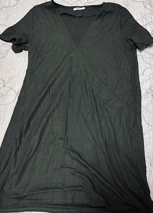 Сукня zara хакі, розмір l