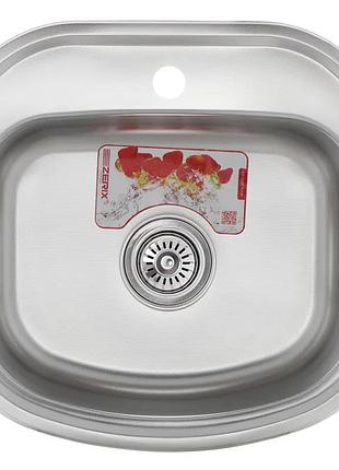 Мийка кухонна zerix z4947-08-180e (satin) (zm0559)