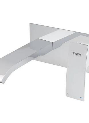 Смеситель для умывальника koer kb-16007-01 встроенный (цвет хром) (kr3450)