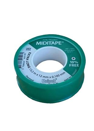 Фум лента unipak miditape 13,2м*0,1mm*12mm (up0611)