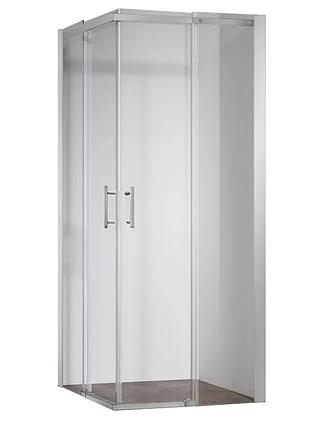 Душевая кабина без поддона koer sr sc03-90x90x200-tr-01 прозрачное стекло easy clean 6мм, хром (kr5356)