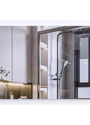 Зеркало mixxus premium olivary mr19-90x70-reverse с led touch, anti-fog, диммером (3-6,5kk) (mp6630)