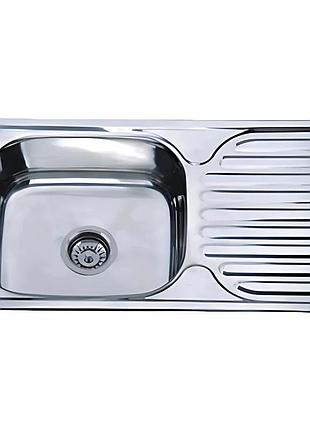 Мийка кухонна zerix z7642-08-180d (decor) (zx1603)