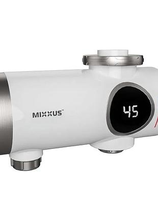 Водонагреватель проточный mixxus electra 770-e 3,3 kw с креплением на излив (mi6510)