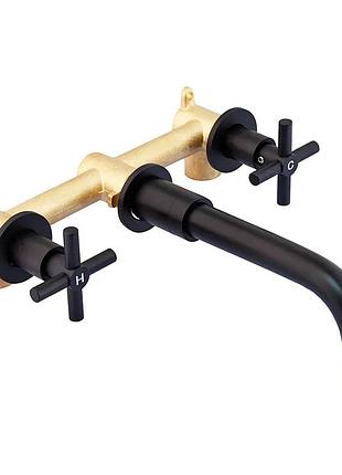 Встроенный смеситель для умывальника mixxus dve-001 inner black (mi6022)