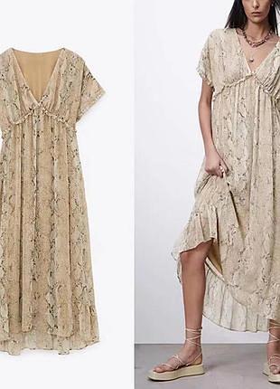 Сукня шифон zara