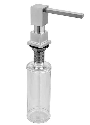 Дозатор для моющего средства врезной koer sdb-02-02 300 мл (цвет нерж.стали) (kr5629)