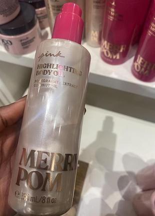 Victoria’s secret бронзатор merry pom highlighting body oil