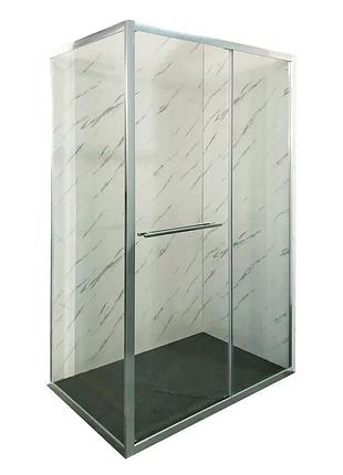 Душевая кабина без поддона mixxus premium quadro sc01-120x80x195-tr chrome прозрачное стекло 6мм (mi8291)