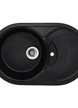 Мийка кухонна haiba hb8310-g226 black 780x500x220 (hb0975)