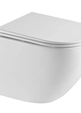 Унитаз подвесной mixxus premium ellipse-0303-r 520x365x360mm, система смыва rimless (mp6463)