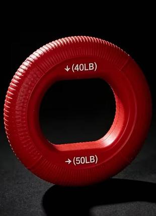 Эспандер кистевой (сопротивление 40lb*50lb) красный арт. 08859