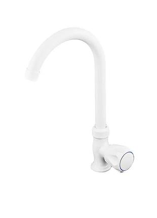 Кран для холодной воды plamix mono-005 white (pm0675)