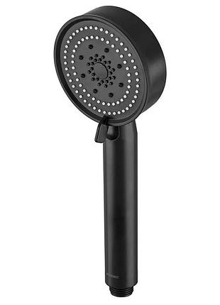 Лейка для душа plamix sh-02 black 5 функций (цвет черный) (pm0725)
