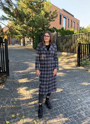 Жіноче пальто з вовни, довжиною до середини литки tany rose розміри m,l