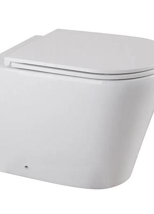 Унитаз напольный бесбачковый mixxus premium bevel-0702-t3 555х365х410mm система смыва tornado 3.0 (mp6715)