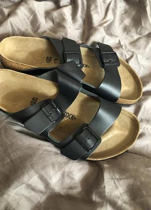 45 р-29 см. нові. birkenstock arizona. шльопанці шкіра. оригінал