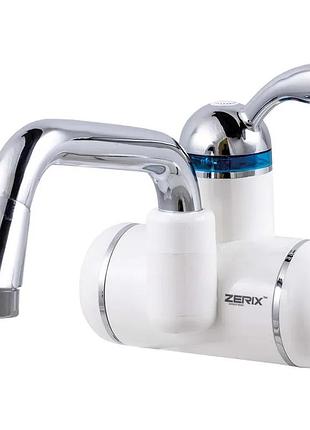 Проточный водонагреватель zerix elw05-w (zx4751)