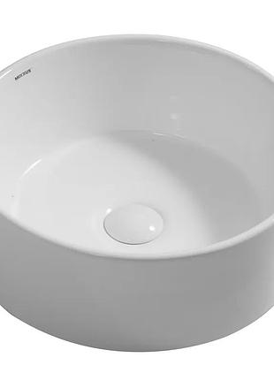 Раковина накладная mixxus premium topper-0103 400х400х150mm (mp6529)