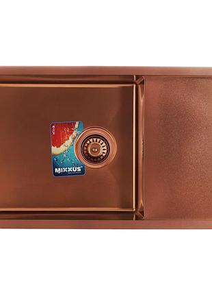 Мойка mixxus mx7844-200x1.2-pvd-bronze (mx0562)