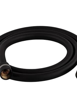 Шланг для душа zerix black.f03 150 см силиконовый (цвет черный) (zx5566)