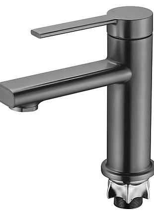 Змішувач для умивальника mixxus lord 001 nut graphite (колір графіт) (mi7137)