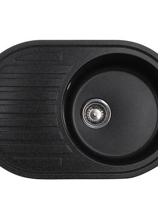 Мийка кухонна zerix zs-7750r-13 графитная (zx4561)