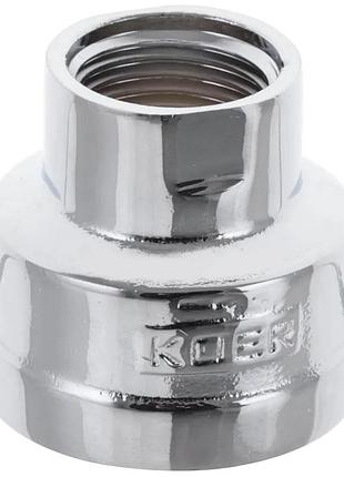 Муфта редукційна 1/2"х1" (хром) koer kf.c0610.chr (kf0119)