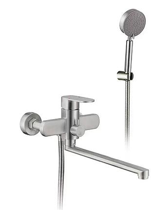 Смеситель для ванны zerix leb-006 (euro) из нерж. стали sus304 (zx4808)