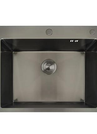 Мойка mixxus mh6050 nano-black с нерж. стали (цвет графит) (mx1933)