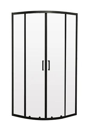 Душевая кабина без поддона mixxus premium diverse sc01-90x90x195-tr black прозрачное стекло 5мм (mi6860)