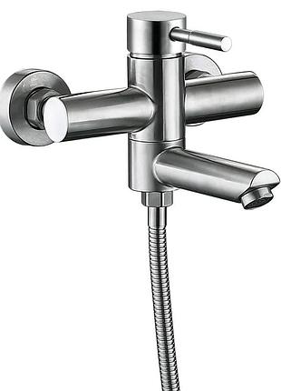Смеситель для ванны haiba sus-009 euro с нержавеющей стали sus304 (hb9611)