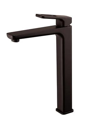 Змішувач для умивальника високий koer kb-11031-05 (колір чорний) (kr5434)