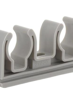 Двойное крепление для ppr трубы 20 koer k0080.pro (kp0096)
