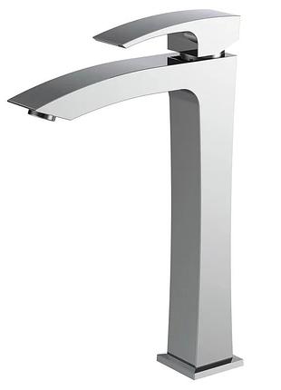 Смеситель для умывальника koer kb-11007-01 высокий (цвет хром) (kr3440)