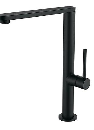 Смеситель для кухни zerix kfm-011 black с нерж. стали sus304 (zx4863)