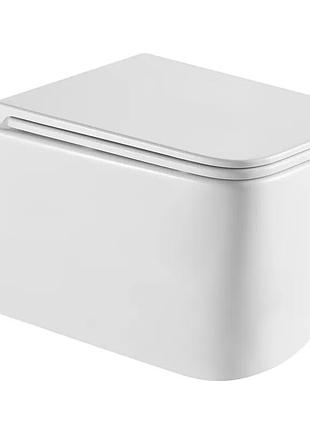 Унитаз подвесной mixxus premium diverse-0301-t1 530x365x373mm, система смыва tornado 1.0 (mp6477)