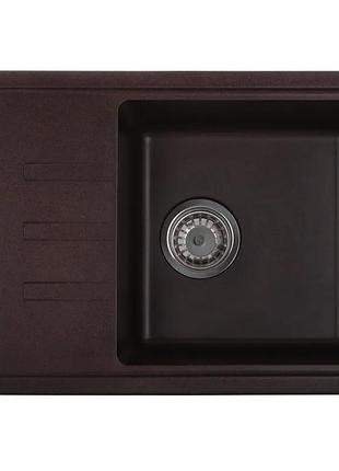 Мийка кухонна zerix zs-6243s-12 коричнева (zx4576)