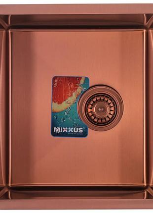 Мойка mixxus mx4843-220x1.0-pvd-bronze (mx0558)