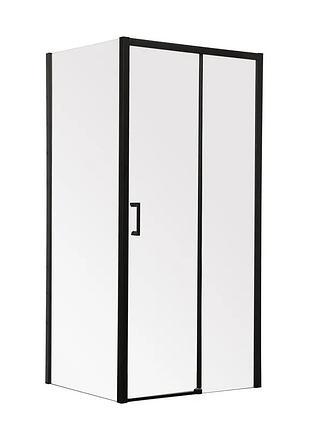 Душевая кабина без поддона mixxus premium diverse sc03-100x80x195-tr black прозрачное стекло 6мм (mi6866)