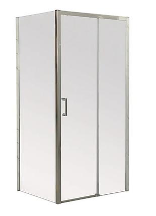 Душевая кабина без поддона mixxus premium diverse sc03-100x80x195-tr chrome прозрачное стекло 6мм (mi6865)