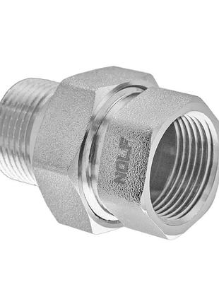 Згон американка nolf nfc.511-32 - 1-1/4" прямой никелированный (nf3233)