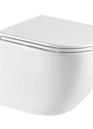 Унитаз подвесной mixxus premium ellipse-0304-r 540x360x360mm, система смыва rimless (mp6466)