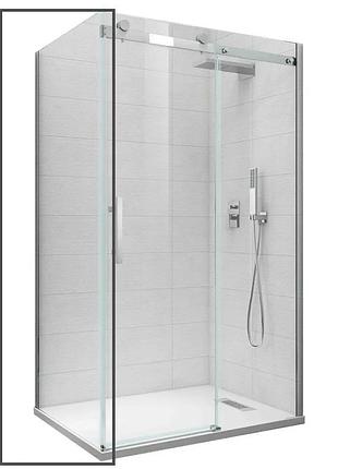 Бічна стінка до кабіни koer sr sw01-90x200-tr-01 прозоре скло easy clean 8мм хром (kr5381)